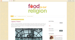 Desktop Screenshot of foodisourreligion.com
